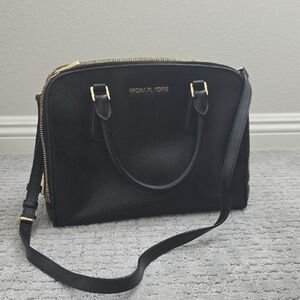 Michael Kors Black Leather Handbag